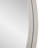 Steele Polished Silver Round Mirror