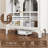 73.6" Arched Metal Storage Display Cabinet, Curio Cabinet with Adjustable Shelves and Glass Doors-1693226384