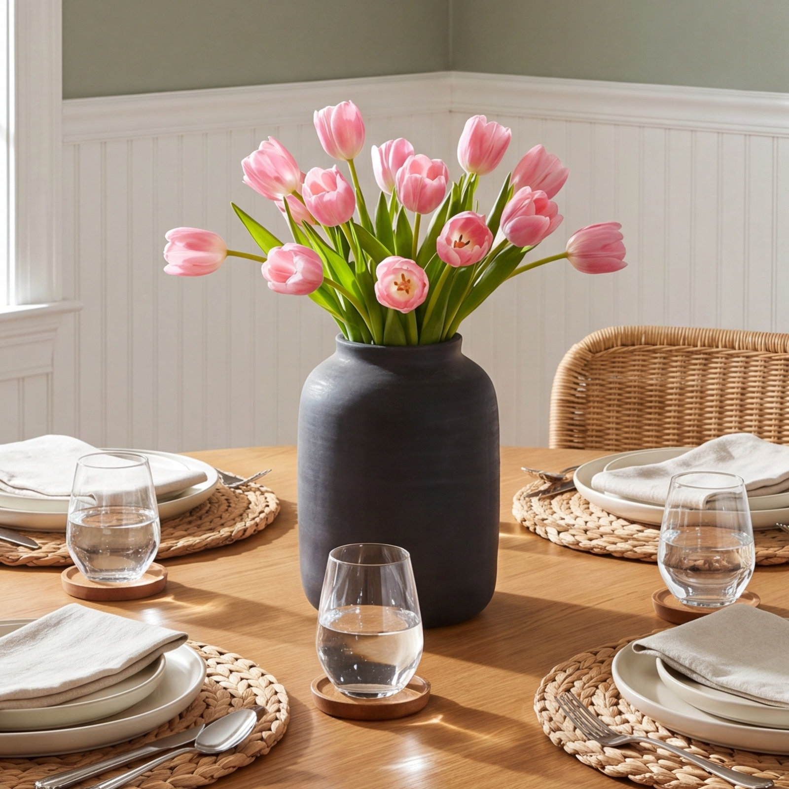 Persell 10'' Terracotta Table Vase