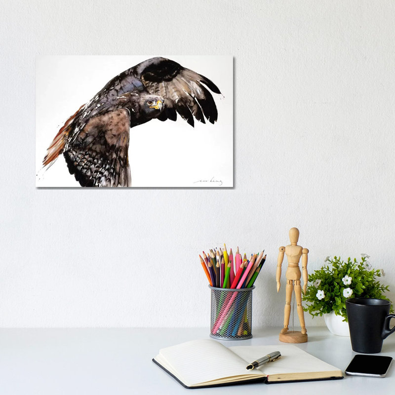 Falcon by Soo Beng Lim - Wrapped Canvas Gallery-Wrapped Canvas Giclée, 20.32 cm H x 30.48 cm W