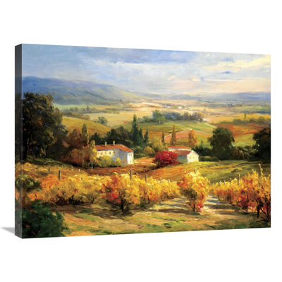 " Hazy Tuscan Farm " by S. Hinus