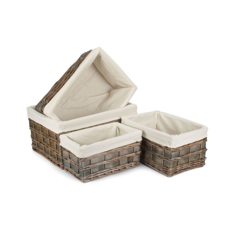 Bay Isle Home Wicker Decorative Basket, Brown