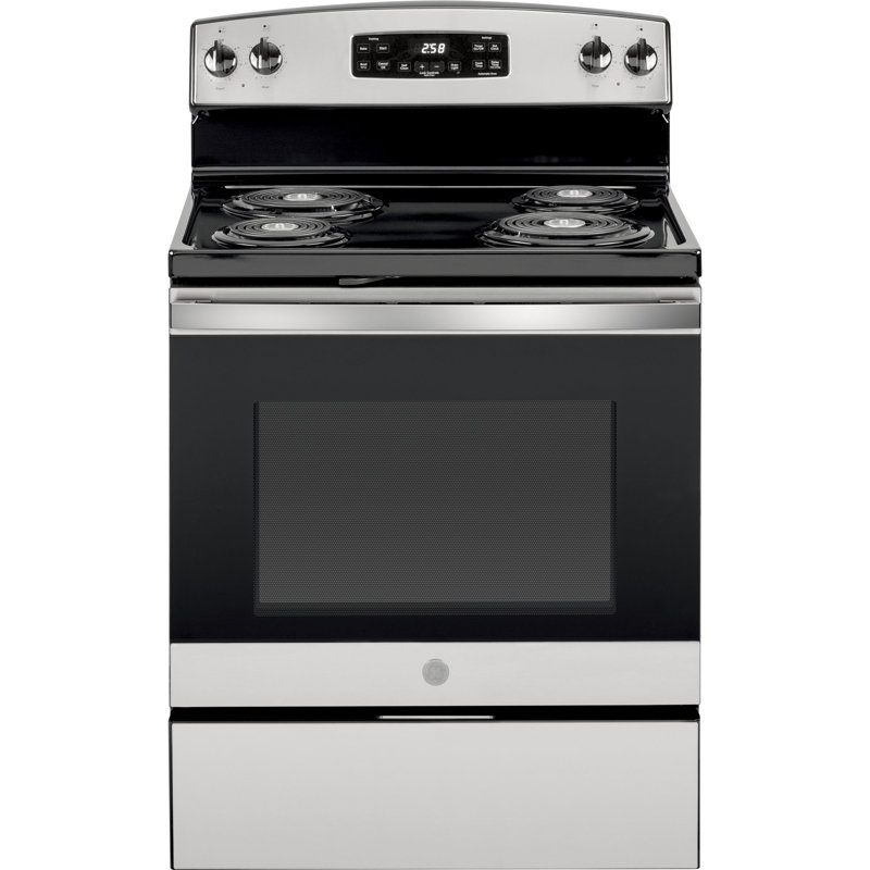 30" 5.3 cu ft. Freestanding Electric Range, Stainless Steel