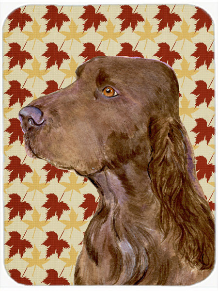 East Urban Home Field Spaniel Portrait Glass Cutting Board