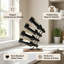 4 Bottle Tabletop Wine Bottle Rack Black