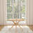 Muhsina Cross Leg Round Dining Table (47in x 47in / 1194mm x 1194mm)-826363142