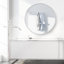 Miroir rond, miroir circulaire en métal, pour salle de bain, chambre à coucher, entrée, salon, meuble-lavabo-609580990-609580986