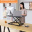 Adjustable Height Plastic / Acrylic Iron Standing Desk Converter