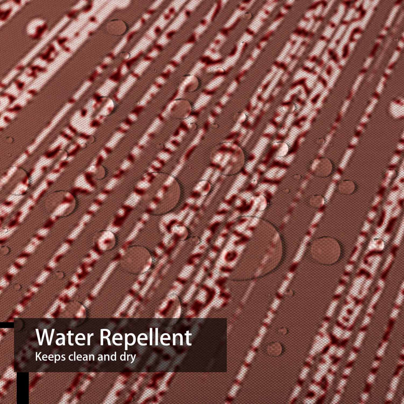 Rideau de douche rose à motif abstrait quartz rose brillant avec 12 crochets, L 72 po x l 72 po
