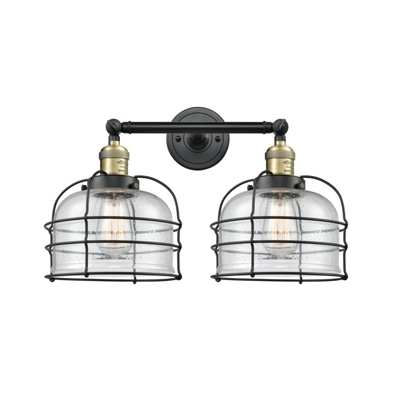 Gatewood 2 - Light Dimmable Vanity Light, No Bulb Included, Seedy, Black Antique Brass