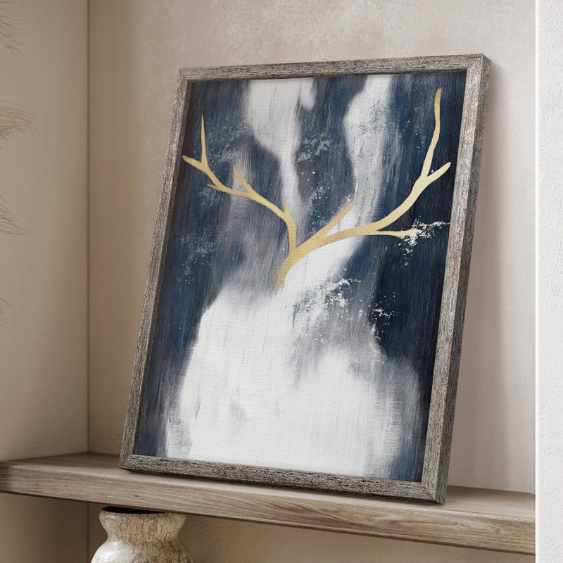 «Christmas Holiday», reproduction d'art encadrée CCXIX - bois massif, H 30 po x l 24 po