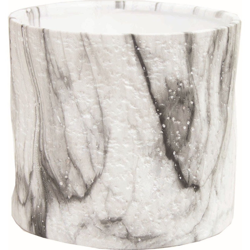 Bezno Ceramic Pot Planter, 4.33" H x 4.72" W x 4.72" D