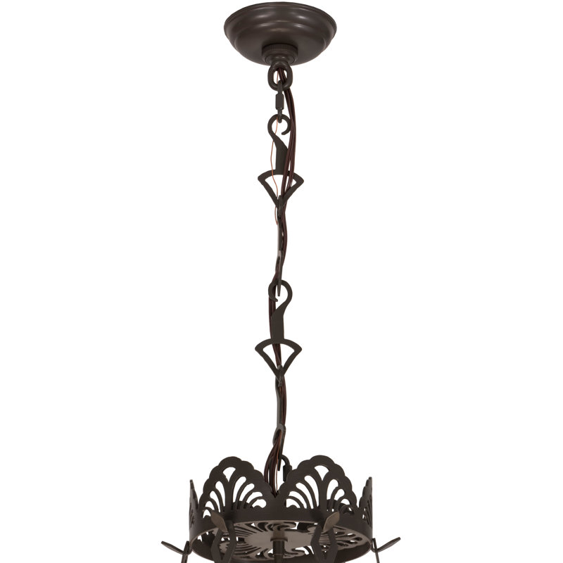 Shell And Ribbon 8 - Light Pendant