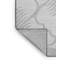 Tapis gris en chenille / polyester tissé à la machine Poulan-2023836094