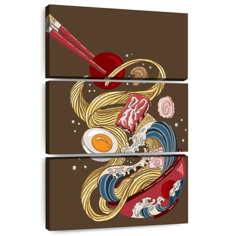 Yarlin Japanese Wave Ramen, 74" H x 48" W