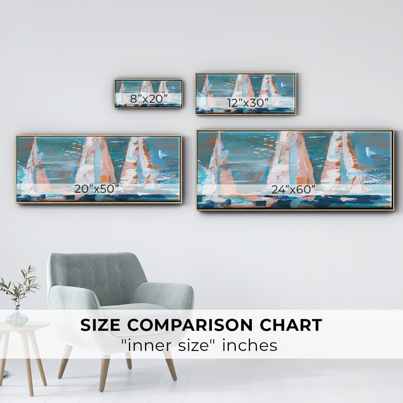 Pop Regatta II- Framed Canvas
