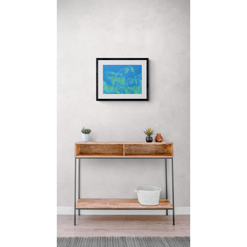 Blue Mountains Now by Drew Gaffney, Black Framed Paper, 16" H x 20" W