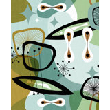 Revival (Mid Century Modern) Abstract Wallpaper Roll