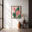 "Blush Tropical", art mural texturé encadré-1177267394-1177267407