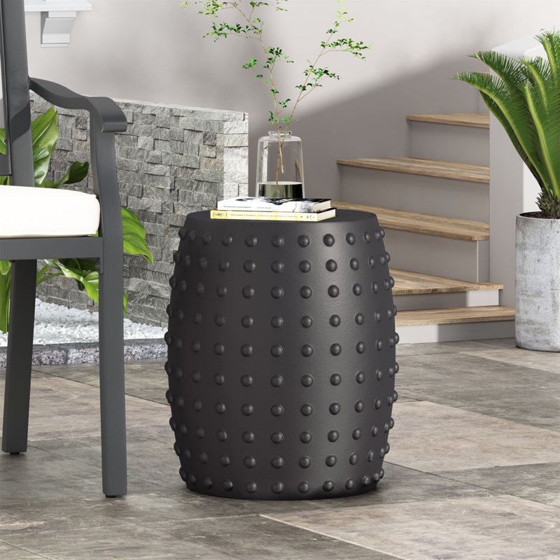 Outdoor Lightweight Concrete Side Table