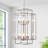 2-Tiers Large 10- Light Dimmable Farmhouse Lantern Square/Rectangle Chandelier-602201947-585117003