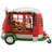 Camper With Mr & Mrs Santa Tea Time LED/Water Spinning/2 Way Switch - 11.3" X 4.4" X 8"H - Red/White/Green