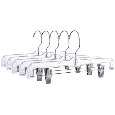 Kitcheniva Adjustable Clip Trousers Hanger - Pack of 60, Pack of