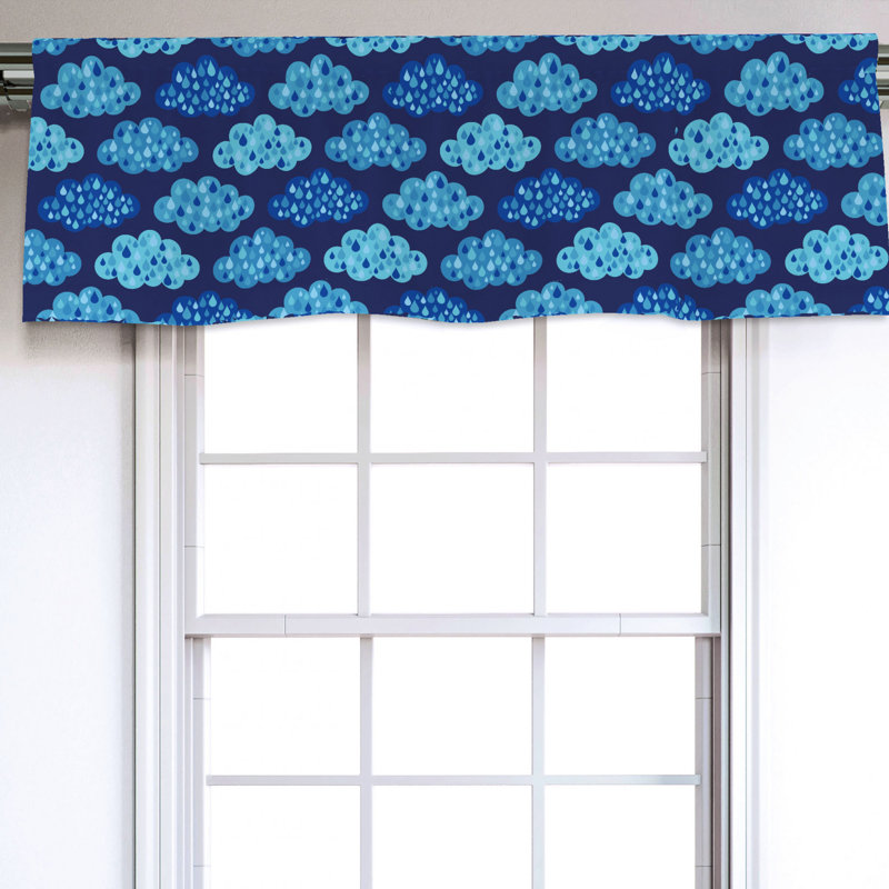 Sateen Ruffled Window Valance