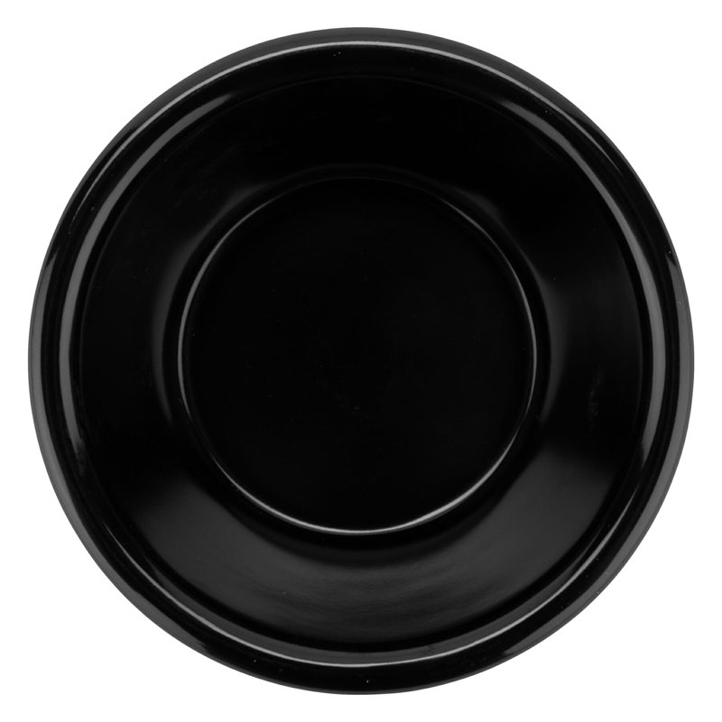 GET Plat de cuisson en mélamine et ramequin, Noir