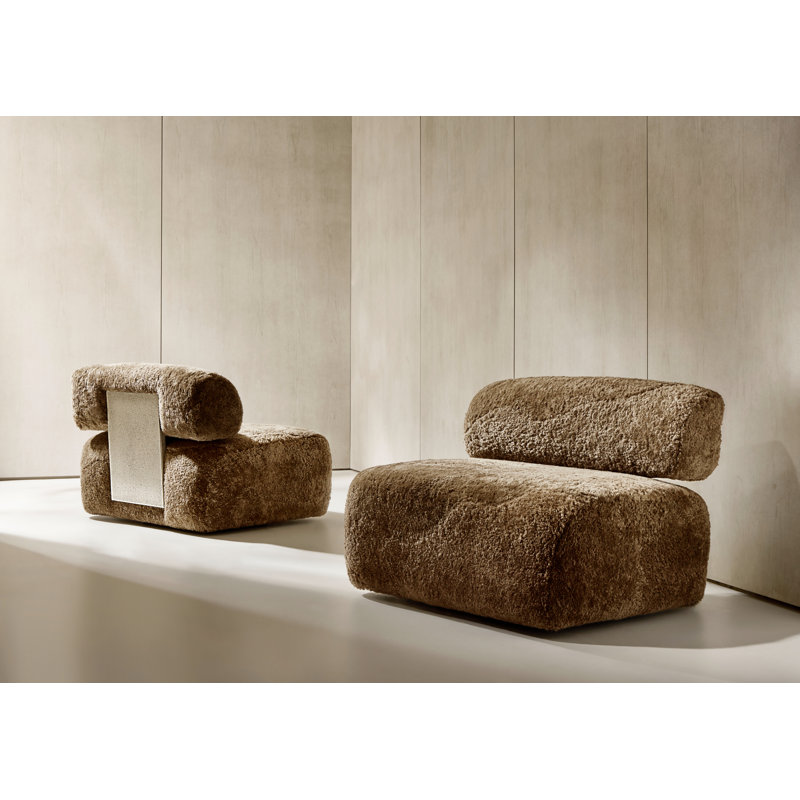 Bernhardt Paley Shearling Swivel Chair