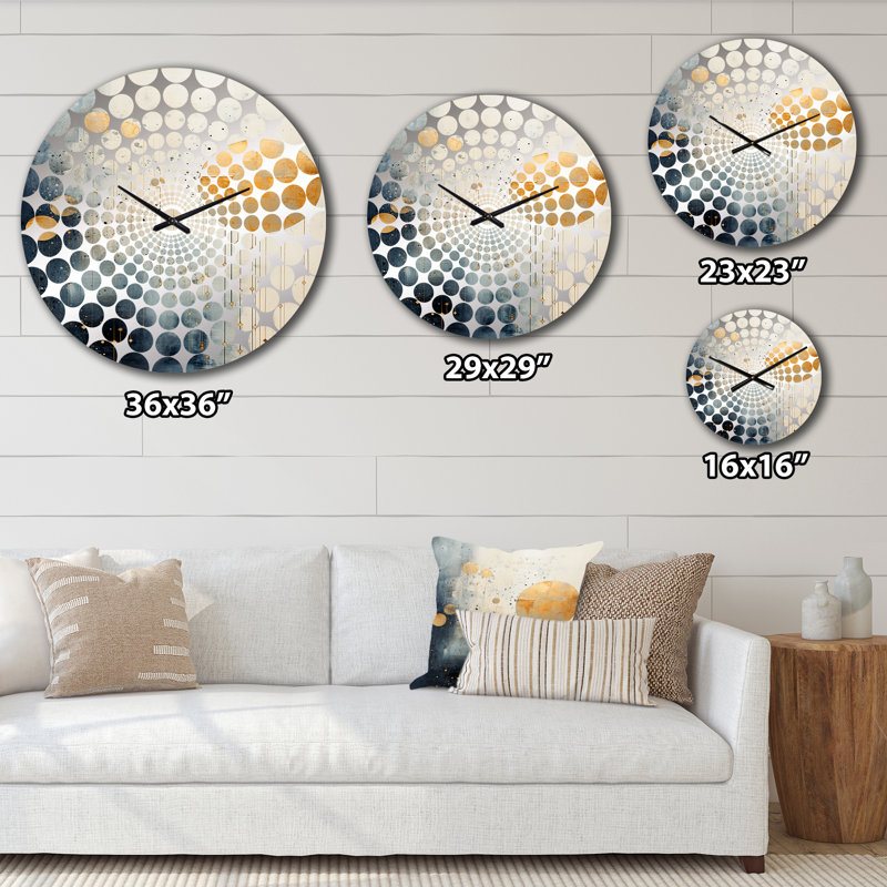 Minimalisme astrologie collage grunge - horloge murale astrologie, Petit