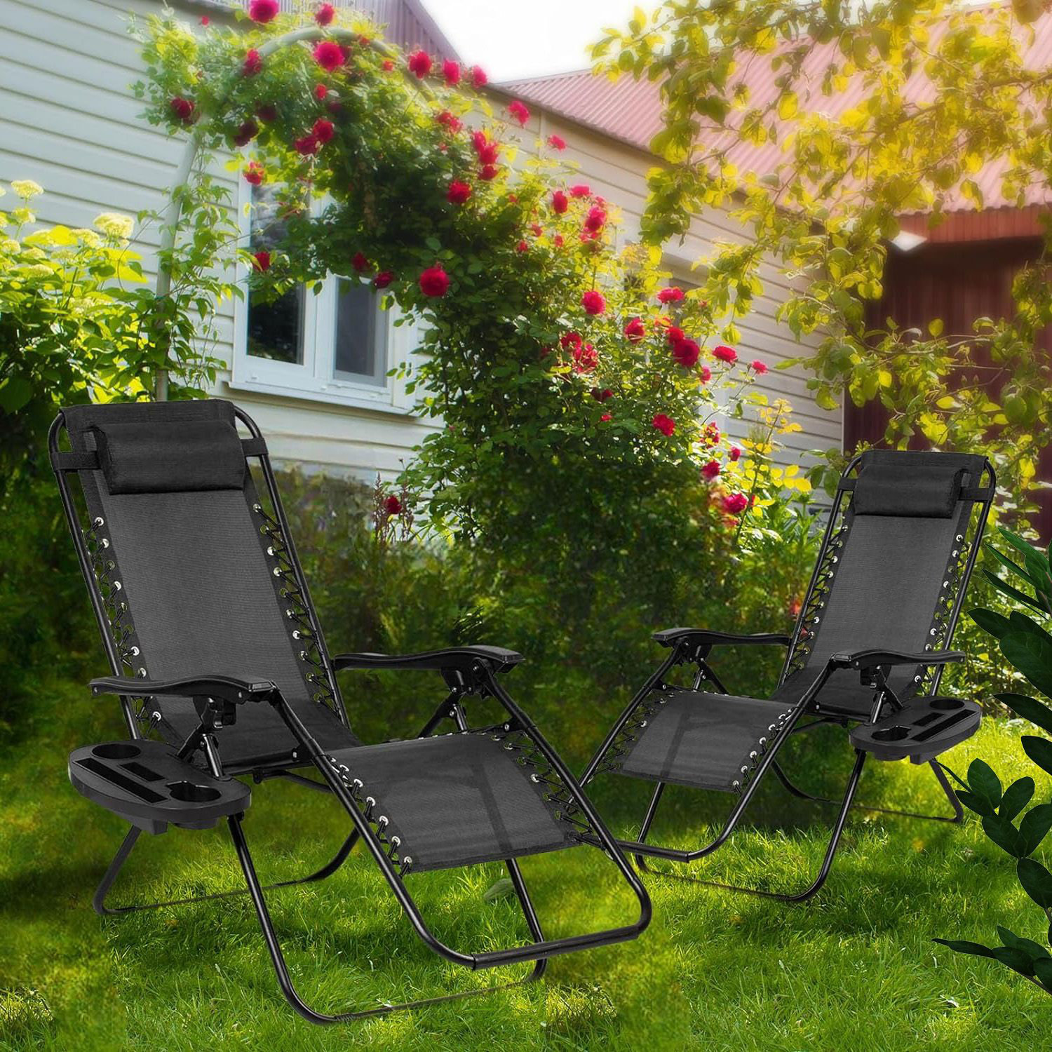 Arlmont & Co. Sisira Reclining/Folding Zero Gravity Chair Wayfair