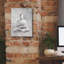 «Peace of the Buddha Silver» par Danhui Nai, art mural sur toile