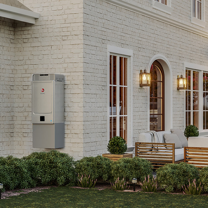Rheem Ikonic Super High Efficiency Condensing Tankless Gas Water Heater, 11.2 Gpm, Natural Gas