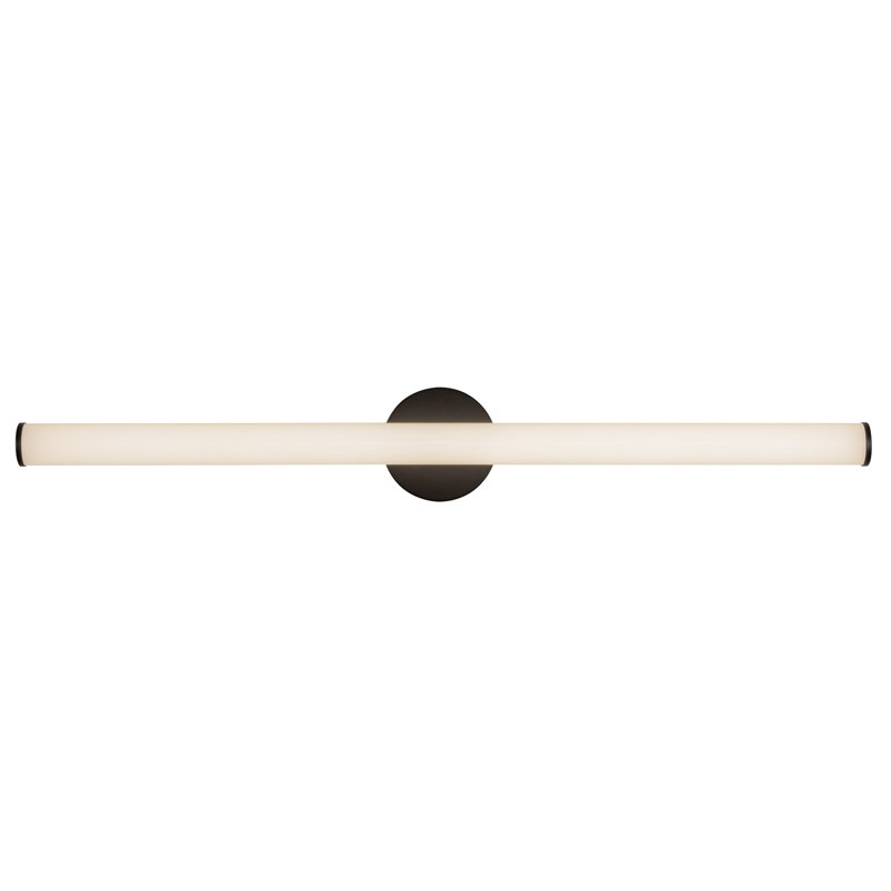 Tectra 36-in Black dimmable LED Wall Sconce, Matte Black