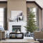 Alberta Green Spruce Artificial Christmas Tree with Warm White Lights with LED-259148129