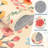 Machine Washable Area Rug for Living Room - Vintage Aesthetic, Non-Slip, mark Resistant, Low-Pile, Soft & Non-Shedding Carpet for Dining Room or Bedroom Décor-598015708-598015709