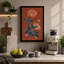 Peachy Bloom Study Botanical - Wrapped Canvas-749174163-749174164