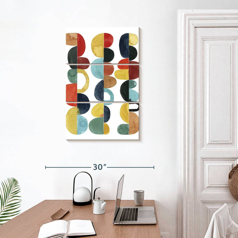 Avery Midcentury Sunrise I, H 32 po x l 20 po