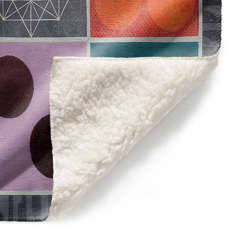 Couverture sherpa doux path of saturn 1, l 51 po x L 60 po