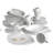 Acacia 30 Piece Dinnerware Set, Service for 6