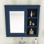 Armoire à pharmacie murale élégante avec miroir et rangement dissimulé-2045172438