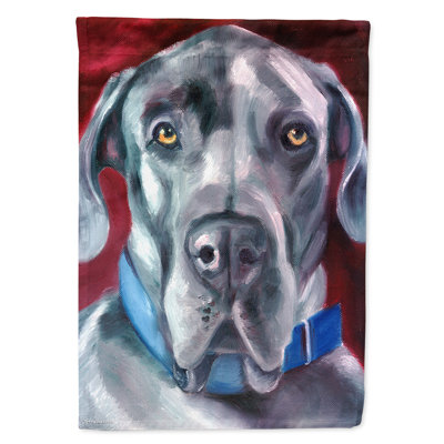 Great Dane Double Sided 40'' H x 28'' W Polyester Animal House Flag