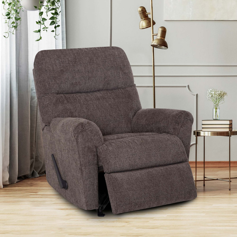 Fauteuil à bascule inclinable, Brun