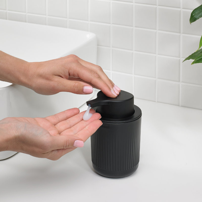 Recycled Soap Dispenser - Made in UK, Black