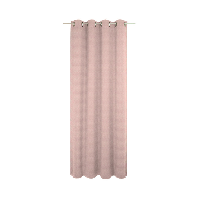 Wybron Little Parrot Eyelet Opaque Curtain, 145 W x 175 D cm, Pink/Rose