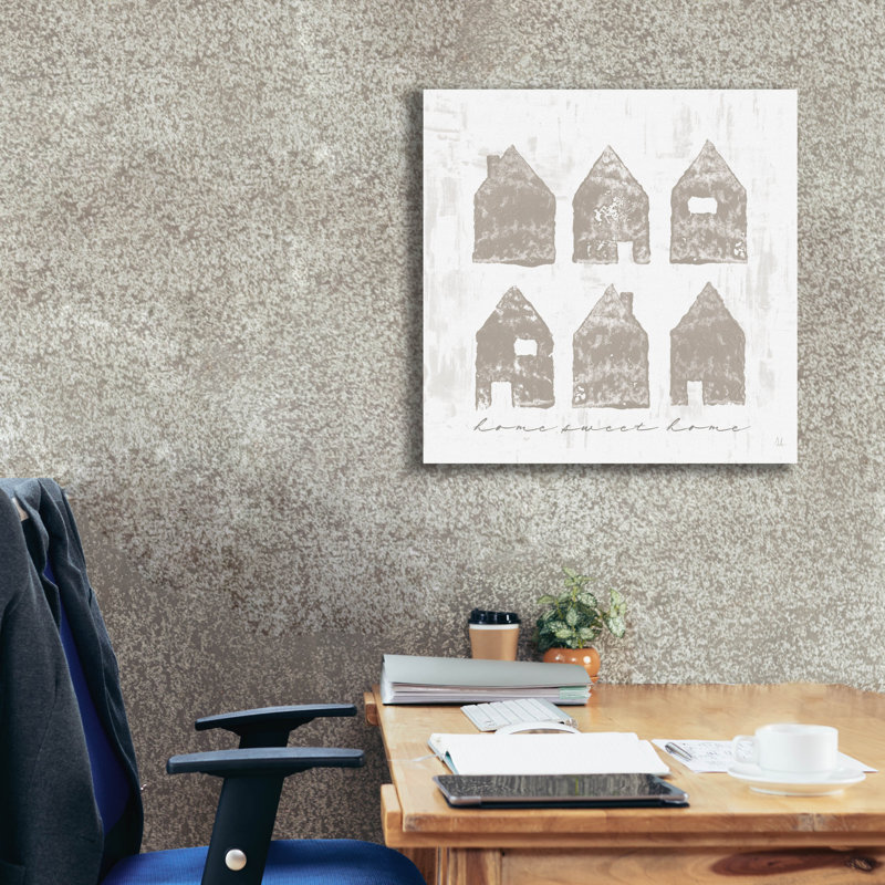«Home Sweet Home IV» par Sarah Adams, H 26 po x l 26 po