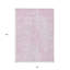 Tapis intérieur / extérieur lavable 8 pi x 10 pi rose et ivoire