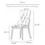 Chaise de salle à manger en bois massif à assise souple avec dossier-1805814824-1805814831