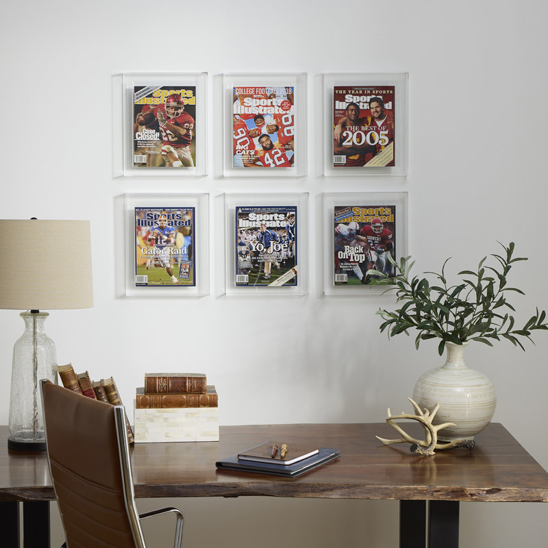 Magazine Float Frame for 8.5x11 Booklets, Clear